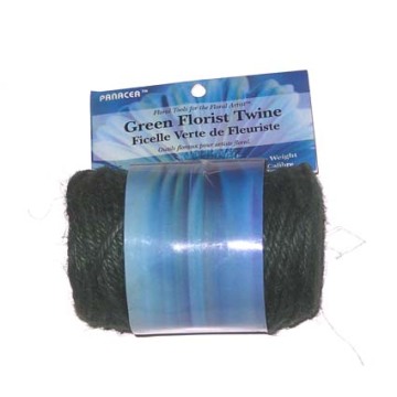 Florist Jute Twine Natural Green 200ft