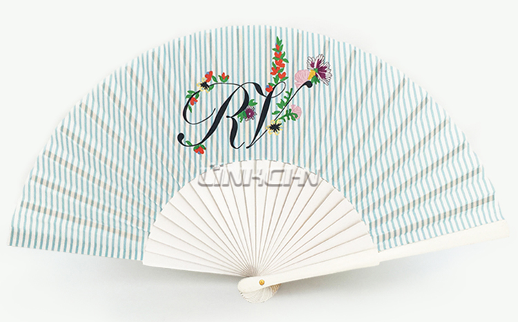 hot selling manual wooden sticks hand fan for decoration