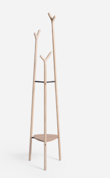 popular vertical type wood coat rack