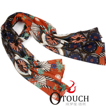 Double face cashmere india scarf