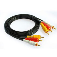3 RCA Plug Cable AV Cable