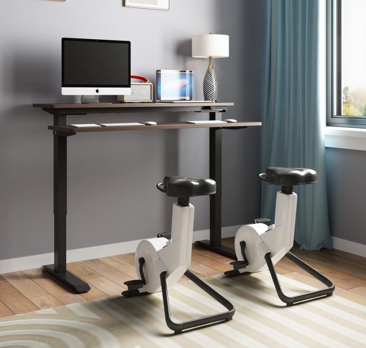 Gym Fitdesk Bike Home Office Sepeda Meja