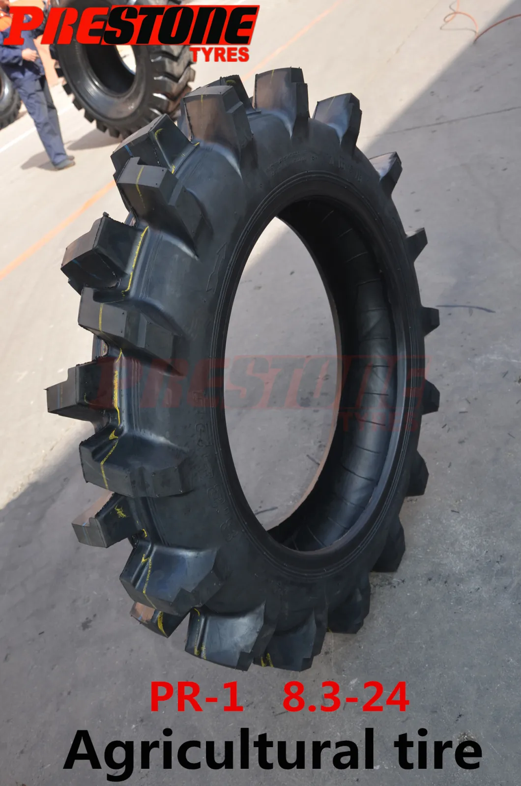 Pr-1 Agr Farm Tractor Agricultural Paddy Field Rubber Bias Tyre 9.00-20 9.5-20 9.5-24 11.2-24 11-32 12.4-28 13.6-38 14.9-30 16.9-34