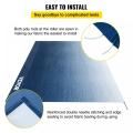 15 oz de vinyl impermeable sombra solar con dosel para exteriores