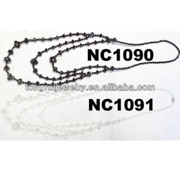 gaudy costume natural crystal beads statement crystal necklace jewelry wholesale