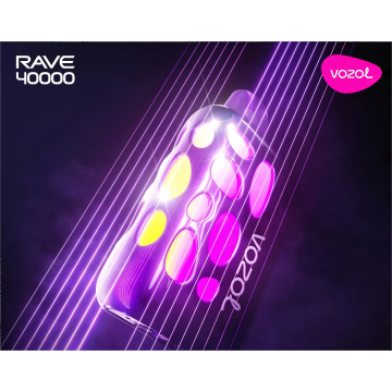 VOZOL RAVE 40000 Puffs Vape Sekali Pakai dengan Vape Grosir Vibrant Glow