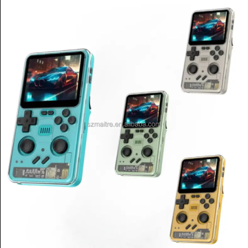 Blue Color Pocket Player Powkiddy 3D Rocker Handheld Game Console