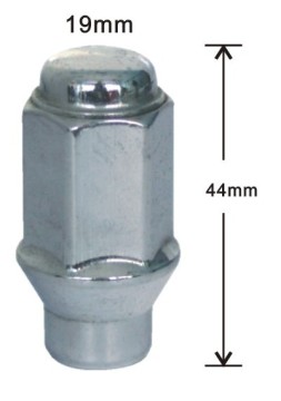 21mm hex long bulge ET lug nuts