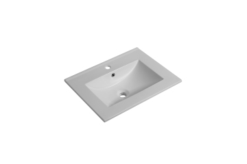 610mm Thin Edge Intergrated Basin