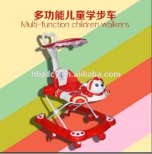 Chinese red child walker with music /baby walkers /foldable baby walker