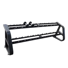Commercial Fitness Equipment: Double Dumbbell Frame with Round Head Dumbbells