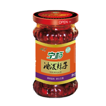 Oily spicy chili sauce