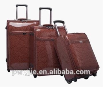 Super quality luggages with aluminum trolley