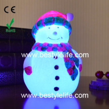 Christmas snowman color changing led lights