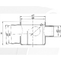 DIN Gully Trap Pembuangan Lantai Fitting Tipe Bawah