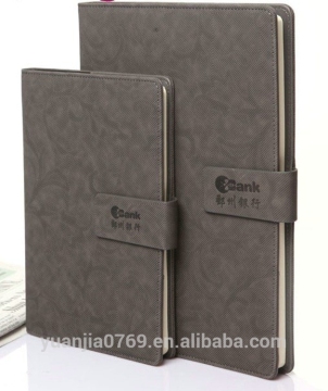 customize A4 / B5 / A5 / A6 Pu leather Notebook with elastic band / ribbon / Pocket