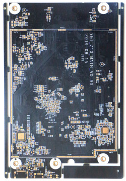 Communication devices immersion gold black color pcb