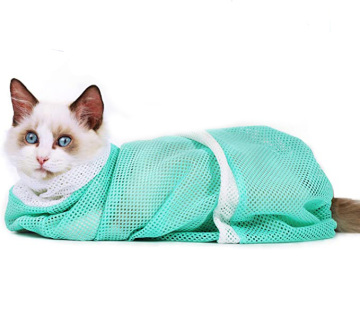 Cat Grooming Bathing Bag Adjustable Cat Washing Bag