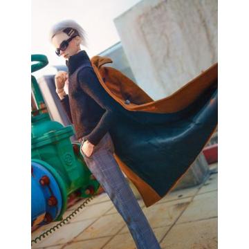 BJD Clothes Boy بنطلون أسود لدمية صوتها