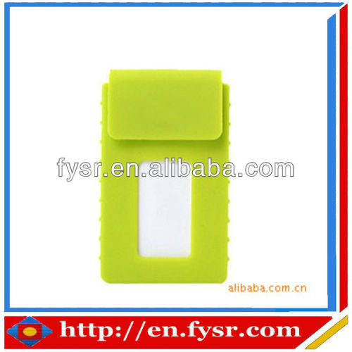 2013 portable silicone business card holder/silicone card case