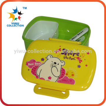 biodegradable material bento lunch box with lock
