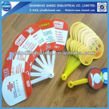 plastic folding fan