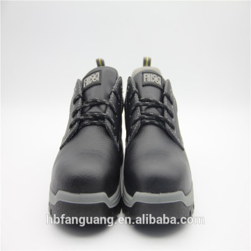 Black Split Leather Sport Safety Shoes