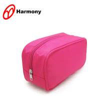 Simple design cheap pink makeup train case
