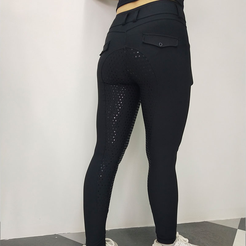 높은 Quility Black Women Equestrian Breeches