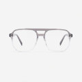 Geometric oversize l Acetate Men's Optical Frames 21A3112