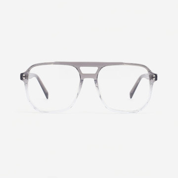 Geometric oversize l Acetate Men's Optical Frames 21A3112