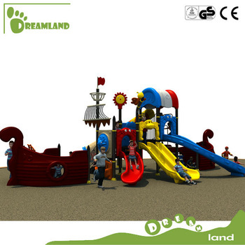 2014 hot sell outdoor pirate ship kids playground