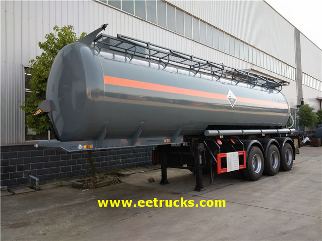 3 Axle 8000 Gallon Sodium Hydroxide Trailers