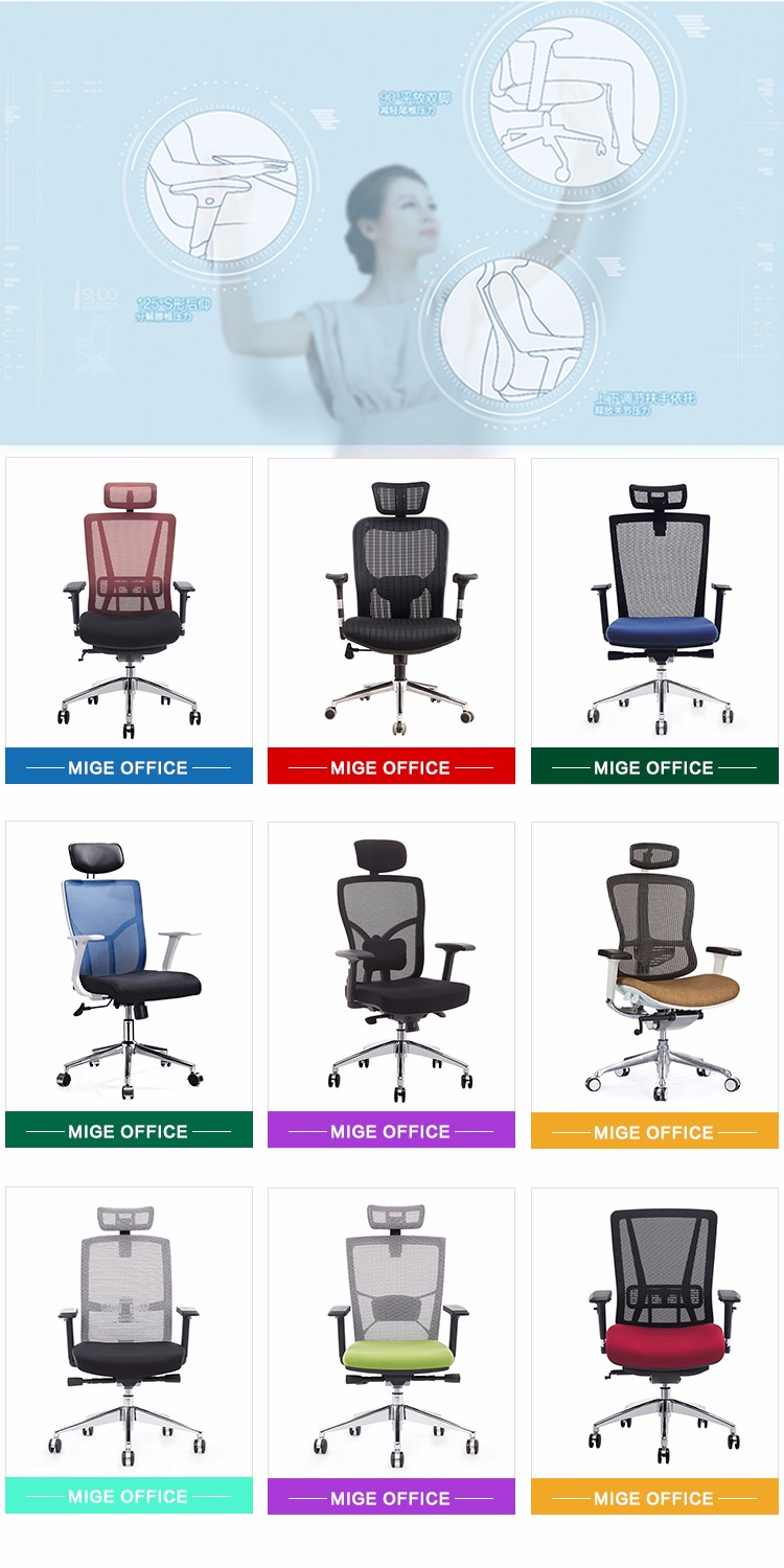 stand up aluminum web office chair mesh back and seat