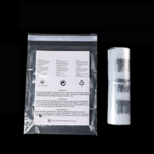 PEself adhesive bag with suffocation waring