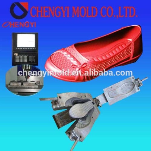 2014 popular pvc air blowing casual shoes mould for women's shoe