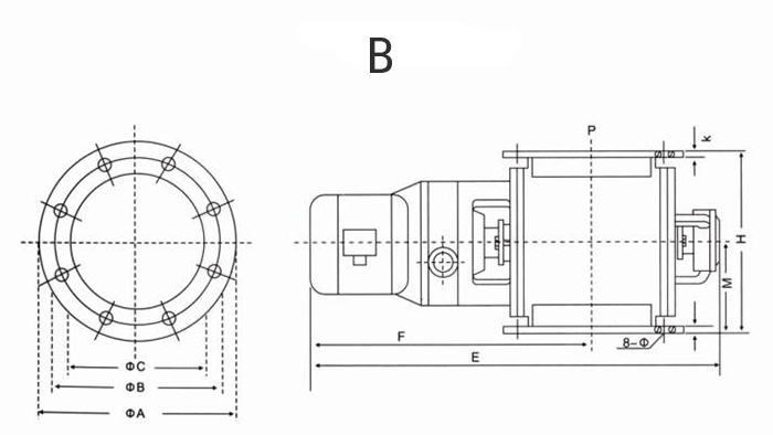 China high quality low cost auger feeding machine cement carbon steel Star Unloader rotary valve