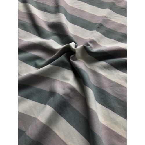 tissu de polyester teint en fil pour drap de lit