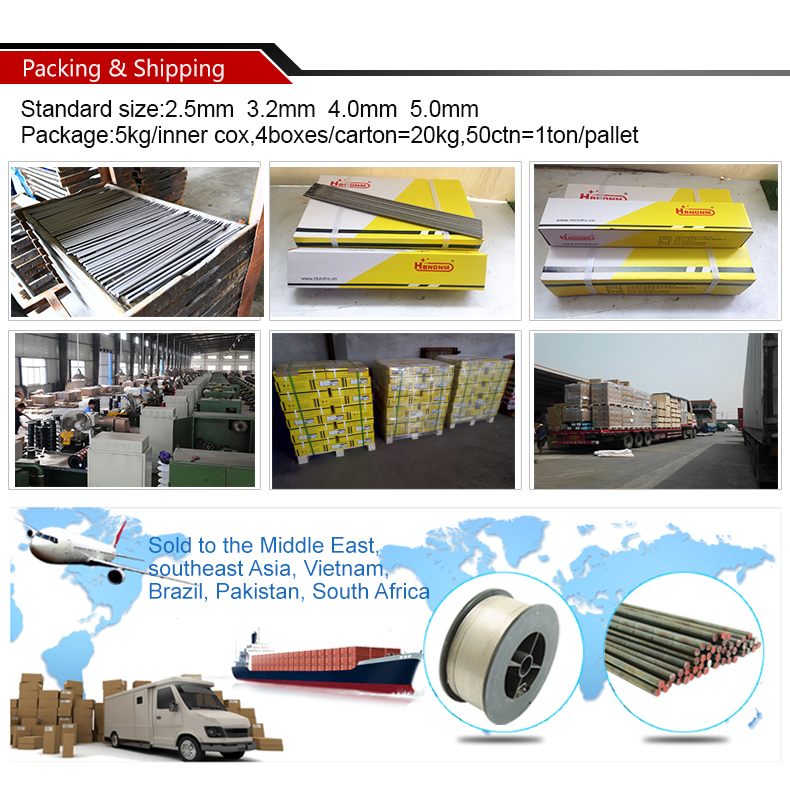 free sample stainless steel welding electrode AWS e410-16 e410-16 2.5mm manufacturer in china