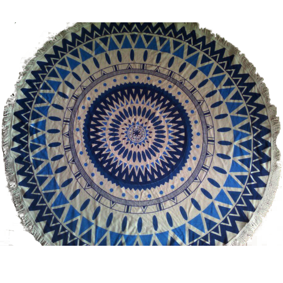 round beach towels mandala