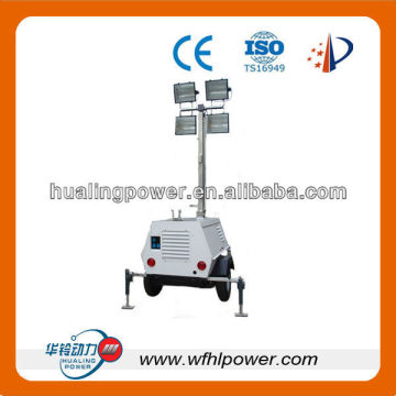 hot sale led mobile light tower,10kva diesel light tower, high mast mobile light tower