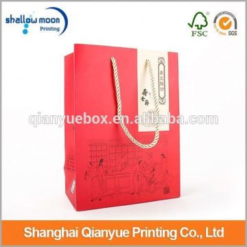 Customized design OEM printed shopping bags