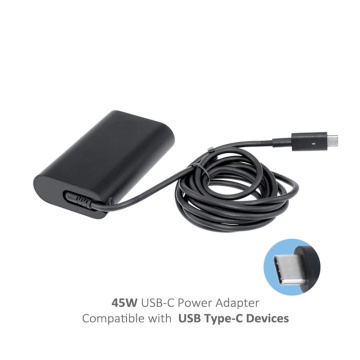 Adaptador de corriente de 45W de Adaptador de Laptop USB-C para Dell