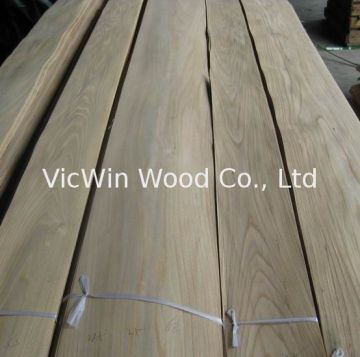 Sliced Cut Natural Chinese Elm Wood Veneer Sheet