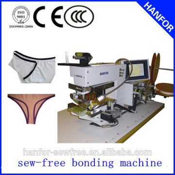 shanghai hanfor panty adhesive fabric double folding trunks machine