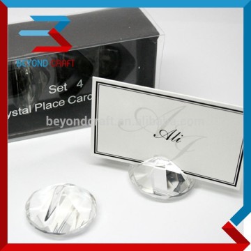 cheap glass diamond card holder decorations
