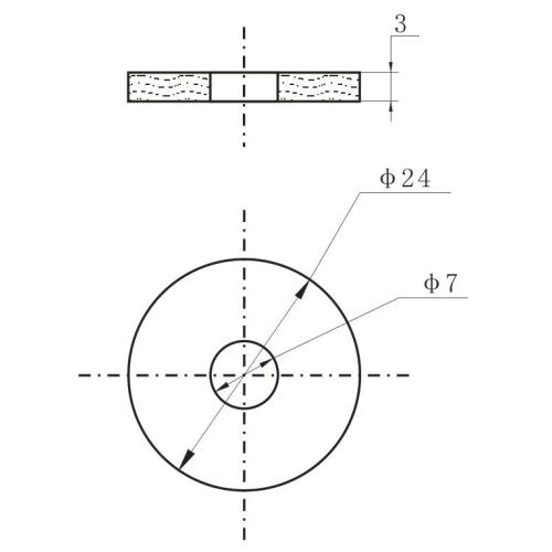 High power piëzo -elektrische keramische ringen