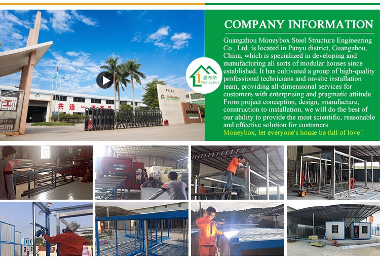 China Factory Direct Sales prehalf house/pvc concrete house/prefabricated house in philippines