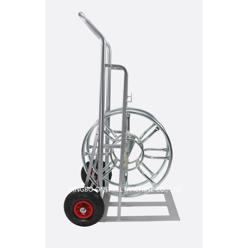 Support de moulinet squelettique plaqué zinc et chariot