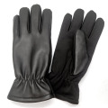 Skutočné kožené rukavice čierne farby